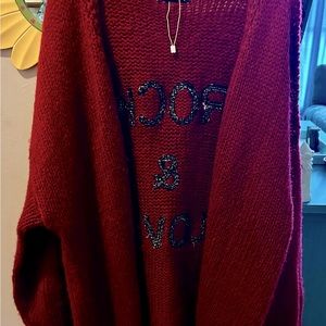 Rock and Love, Red sweater